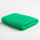 Полотенце махровое Экономь и Я 30х60 см, цв. зеленый, 100% хлопок, 320 гр/м2 - Фото 1