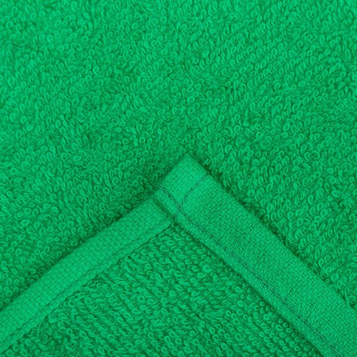 Полотенце махровое Экономь и Я 30х60 см, цв. зеленый, 100% хлопок, 320 гр/м2 - фото 1926240322