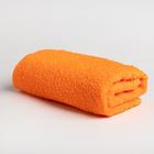 Полотенце махровое Экономь и Я 30х60 см, цв. оранжевый, 100% хлопок, 320 гр/м2 - Фото 1