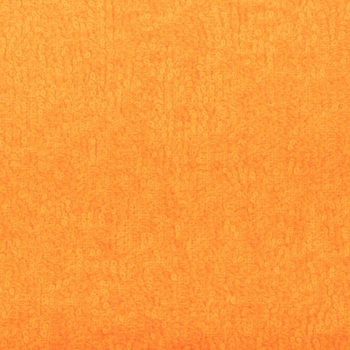 Полотенце махровое Экономь и Я 30х60 см, цв. оранжевый, 100% хлопок, 320 гр/м2 - фото 1886652322