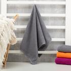 Полотенце махровое Экономь и Я 30х60 см, цв. серый, 100% хлопок, 320 гр/м2 - фото 22575887