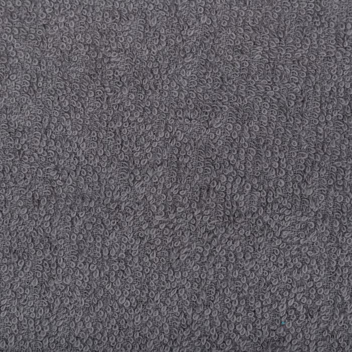 Полотенце махровое Экономь и Я 30х60 см, цв. серый, 100% хлопок, 320 гр/м2 - фото 1886652326
