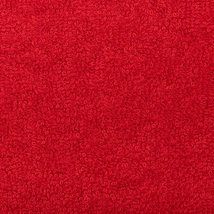 Полотенце махровое Экономь и Я 30х60 см, цв. красный, 100% хлопок, 320 гр/м2 - фото 1907262682