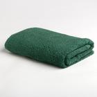 Полотенце махровое «Экономь и Я», 50×90 см, 100% хлопок, 320 г/м², темно-зеленый - Фото 1
