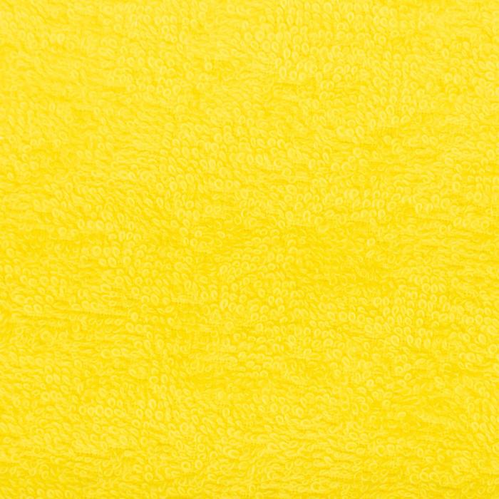 Полотенце махровое Экономь и Я 70х130 см, цв. желтый, 100% хлопок, 320 гр/м2 - фото 1908722904