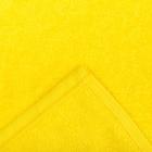 Полотенце махровое Экономь и Я 70х130 см, цв. желтый, 100% хлопок, 320 гр/м2 - Фото 4
