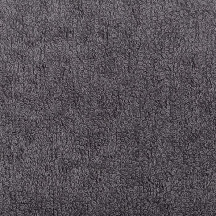 Полотенце махровое Экономь и Я 70х130 см, цв. серый, 100% хлопок, 320 гр/м2 - фото 1907262714