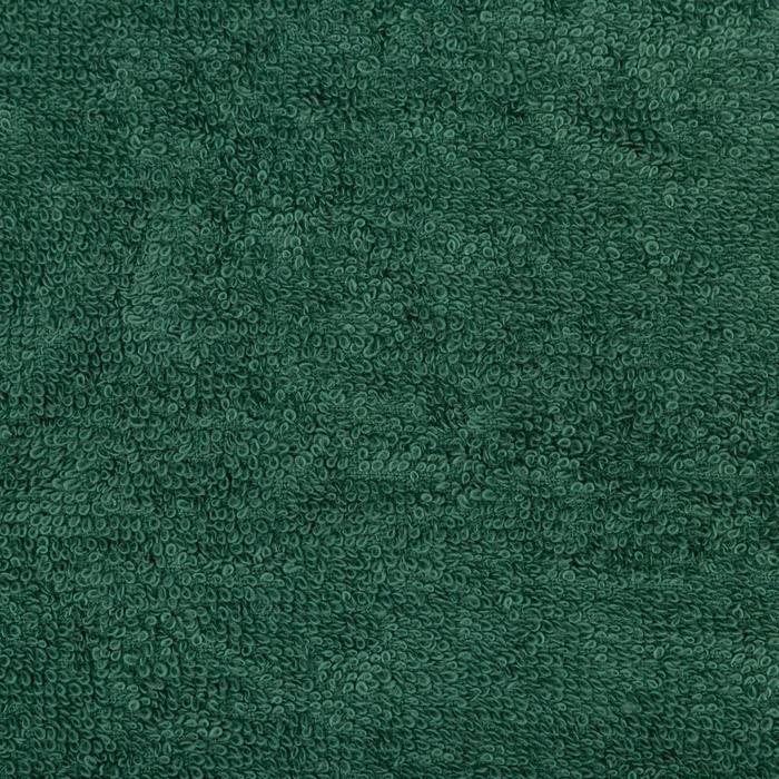 Полотенце махровое Экономь и Я 70х130 см, цв. темно-зеленый, 100% хлопок, 320 гр/м2 - фото 1907262726