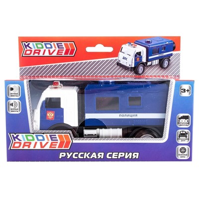 Игрушка «Грузовик», синий, инерционный, свет, звук