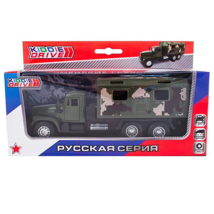 Игрушка «Военный грузовик», инерционный, зеленый - Фото 1