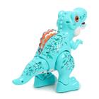 Динозавр «Вилли», свет и звук, работает от батареек, цвет зеленый - фото 24595786
