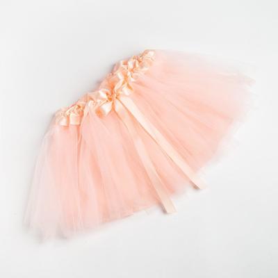 Юбка нарядная для девочки KAFTAN, трёхслойная, персиковая, 25×22 см