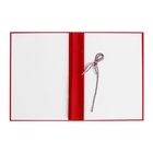 Папка «Дипломная работа» А4, бумвинил, гребешки/сутаж, без бумаги, красная, (вместимость до 150 листов) - Фото 7