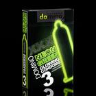 Презервативы Domino neon green, 3 шт. - фото 295231135