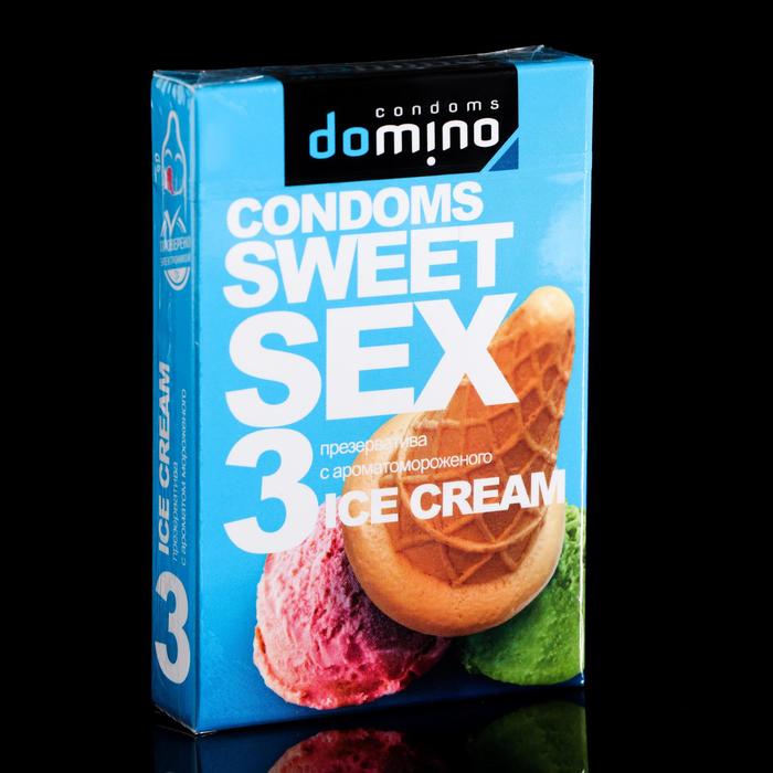 Презервативы Domino sweet sex ice cream,3 шт. - Фото 1