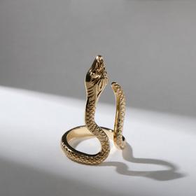 Кольцо «Змея» удушье, цвет золото, безразмерное