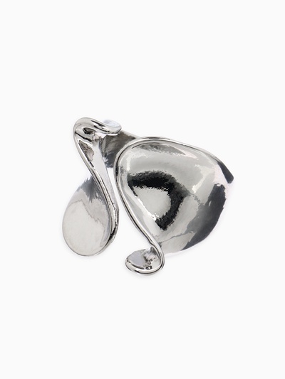 Кольцо «Тренд», фешн, цвет серебро, безразмерное