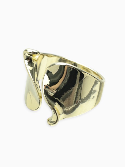 Кольцо «Тренд», цвет золото, безразмерное