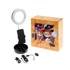 Набор Юного Блогера Windigo KIDS CB-98, лампа, MIC, пульт, СЗУ, линзы, переходники, чёрный - фото 51453531