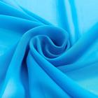 Платок женский, цвет синий, размер 70х70 - Фото 3