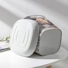 Горшок с поддоном «Мрамор», 3.7 л, пластиковый, светло-серый - Фото 3