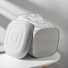 Горшок с поддоном «Мрамор», 9.8 л, пластиковый, светло-серый - Фото 3