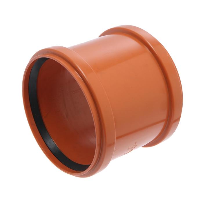 Муфта канализационная FLEXTRON, наружная, d=160 мм, ремонтная - Фото 1