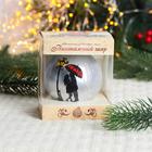 Ёлочный шар «Поцелуй под зонтом», d=8 см, МИКС - Фото 2