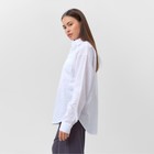 Рубашка женская льняная MIST, размер 40-42, цвет белый - Фото 3