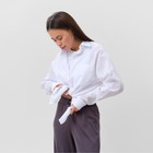 Рубашка женская льняная MIST, размер 40-42, цвет белый - Фото 6