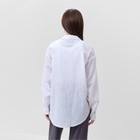 Рубашка женская льняная MIST, размер 44-46, цвет белый - Фото 4