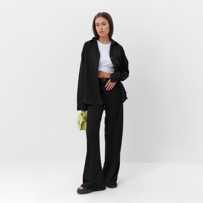 Рубашка женская MIST: Classic Collection, размер 40-42, чёрный