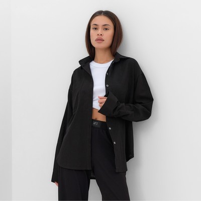 Рубашка женская MIST: Classic Collection, размер 52-54, чёрный