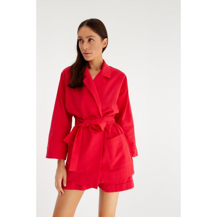 Костюм женский (жакет и шорты) MIST р. 42, красный 50314