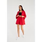Костюм женский (жакет и шорты) MIST р. 46, красный  (артикул 7053825)  большой выбор товаров оптом и в розницу по низким ценам с доставкой