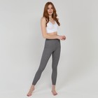 Леггинсы женские, цвет чёрный/принт гусиная лапка, размер 54 7092258