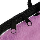 Папка с ручками текстильная А4, Calligrata «Офис», для бумаг, для офиса, нейлон 600D, лён, фиолетовая, ПМ/1, 350×270×20 мм - Фото 3