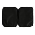 Папка с ручками текстильная А4, Calligrata «Офис», для бумаг, для офиса, нейлон 600D, лён, фиолетовая, ПМ/1, 350×270×20 мм - Фото 4