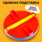 Планшет обучающий «Магнитное рисование», 120 отверстий, с креплением на обороте, цвет голубой - Фото 3
