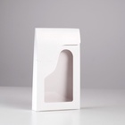 Кондитерская упаковка без печати, с окном, 10 шт., 12×3×20 см 7087391