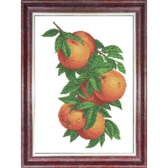 Схема для вышивки крестом «Апельсин», 23×30 см - Фото 1