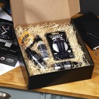 Подарочная коробка «100% Мужик», чёрный, 28.5×9.5×29.5 см, набор 5 шт. 7087881