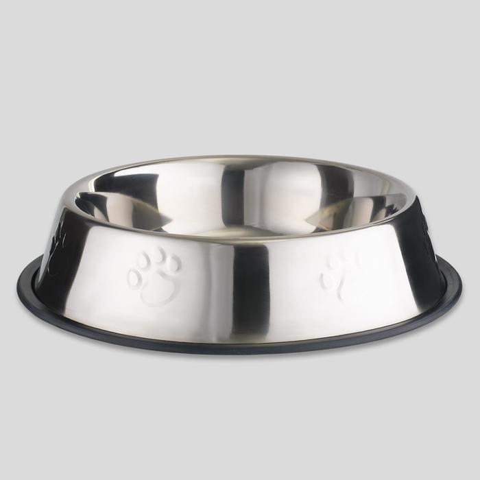 Миска с нескользящим основанием рельефная, 1,8 л - Фото 1