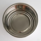 Миска, 900 мл, стандартная, нержавеющая сталь - Фото 3