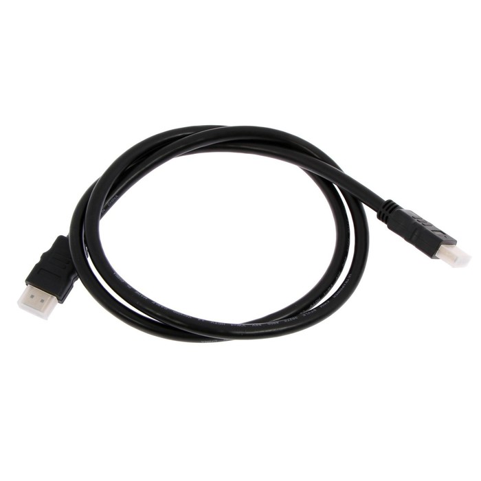 Кабель HDMI Windigo, HDMI(m)-HDMI(m), v 1.4, 1 м, позолоченные разъемы, 3D, 4K, черный - фото 51299855