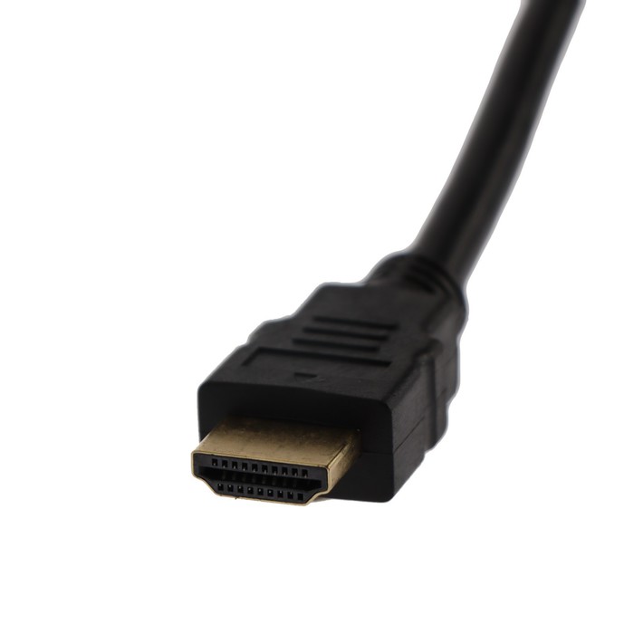 Кабель HDMI Windigo, HDMI(m)-HDMI(m), v 1.4, 5 м, позолоченные разъемы, 3D, 4K, черный - фото 51299881