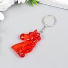 Брелок пластик прозрачный "Единорог" МИКС 4,7х0,7х3 см (комплект 12 шт) - фото 21305482