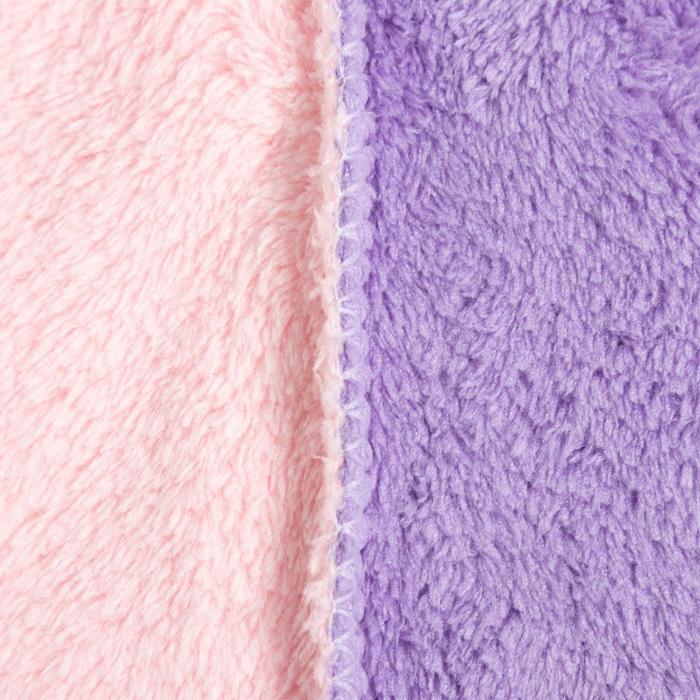 Чалма для сушки волос Этель «Двухцветная», цв.розовый/фиолетовый, 65*25 см, 100% п/э - фото 1883714284