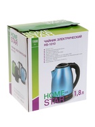 УЦЕНКА Чайник электрический HOMESTAR HS-1010, металл, 1.8 л, 1500 Вт, синий - Фото 9