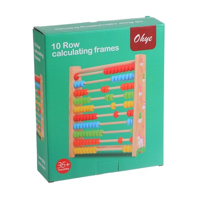 Счёты детские обучающие, 24.3×20.5×5.4 см